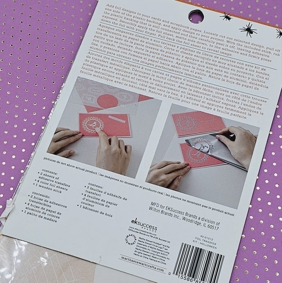 Martha Stewart Halloween Foil Transfer Kit - Picture 3 of 4